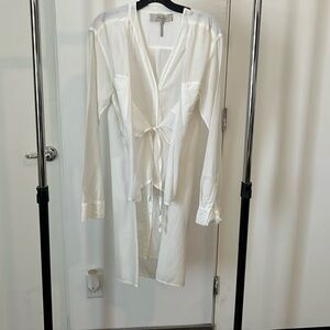 Max Azria shirt dress. Cool cotton mix. Great for summer!